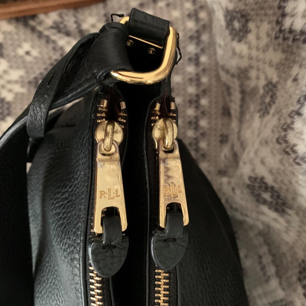 Ralph Lauren  Leather Hobo Shoulder Bag - Picture 15 of 16